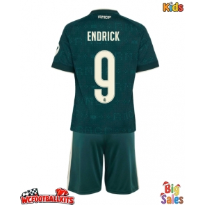 Real Madrid Endrick #9 Replica Away Stadium Kit for Kids 2026-27 Short Sleeve (+ pants)